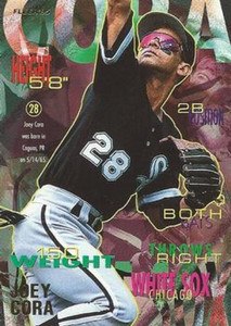 Joey Cora 1993 Topps #122 Chicago White Sox Baseball Card