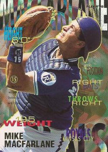 1995 Fleer #165 Mike Macfarlane VG Kansas City Royals 