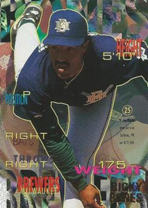 Autograph Warehouse 47622 Ricky Bones Autographed Baseball Card Milwaukee  Brewers 1995 Upper Deck No .298 at 's Sports Collectibles Store