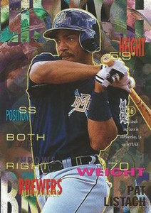 1995 Fleer #182 Pat Listach VG Milwaukee Brewers 
