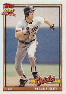 Ron Kittle autographed baseball card (Baltimore Orioles) 1991