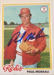 Paul Moskau Autographed 1978 Topps #126