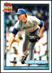 1991 Topps #348 Todd Stottlemyre VG Toronto Blue Jays 