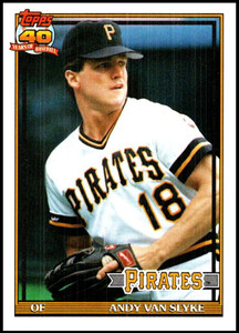 1993 Topps #275 Andy Van Slyke VG Pittsburgh Pirates