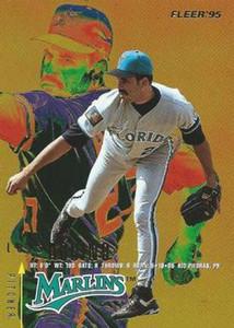 1995 Fleer #324 Luis Aquino VG Florida Marlins 