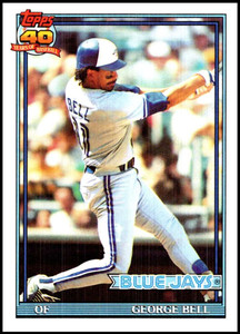 1991 Topps #440 George Bell VG Toronto Blue Jays 
