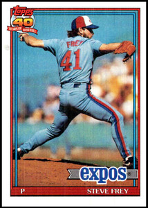 1991 Topps #462 Steve Frey VG Montreal Expos 