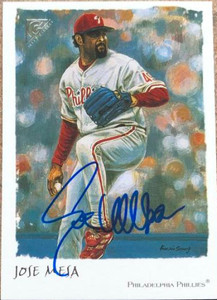 Jose Mesa Autographed 2002 Topps Gallery #101