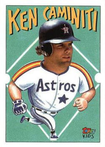 1989 Topps Ken Caminiti Baseball Card #369. Houston Astros.