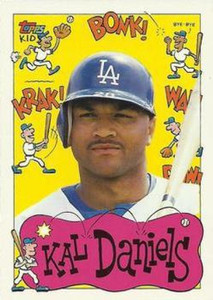 1992 Topps Kids #51 Kal Daniels NM-MT Los Angeles Dodgers 