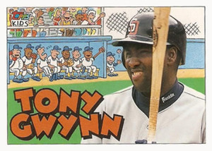 SOLD 117520 1992 Topps Kids #53 Tony Gwynn NM-MT San Diego Padres 