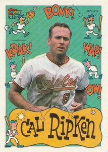 1992 Topps Kids #63 Cal Ripken Jr. NM-MT Baltimore Orioles 