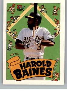 1992 Topps Kids #120 Harold Baines NM-MT Oakland Athletics 