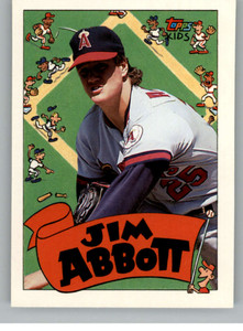 1989 Fleer Update #U-11 Jim Abbott NM-MT RC Rookie California Angels -  Under the Radar Sports