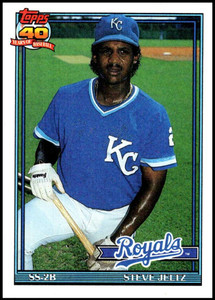1991 Topps #507 Steve Jeltz VG Kansas City Royals 