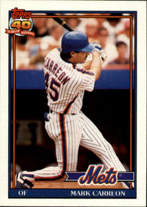 1991 Topps #764 Mark Carreon VG New York Mets 