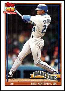 1991 Topps #790 Ken Griffey Jr. VG Seattle Mariners 
