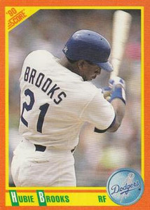 1990 Score Rookie and Traded #34T Hubie Brooks NM-MT Los Angeles Dodgers 1990 Score Rookie and Traded #34T Hubie Brooks NM-MT Los Angeles Dodgers