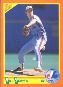 1990 Score Rookie and Traded #79T Bill Sampen NM-MT  RC Rookie Montreal Expos 