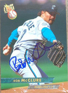Bob McClure Autographed 1993 Fleer Ultra #383