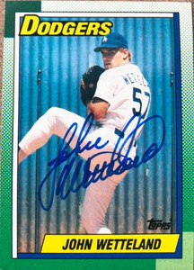 John Wetteland Autographed 1990 Topps #631