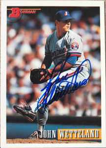 John Wetteland Autographed 1993 Bowman #212