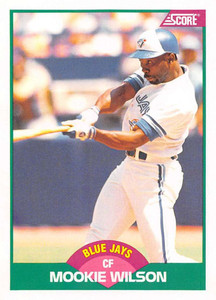 1989 Score Rookie/Traded #16T Mookie Wilson VG Toronto Blue Jays 