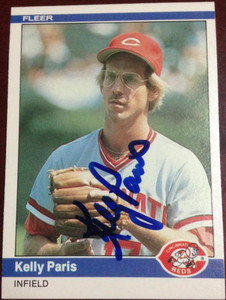 SOLD 3982 Kelly Paris Autographed 1984 Fleer #476