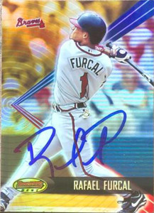 Rafael Furcal Autographed 2001 Bowman's Best #91