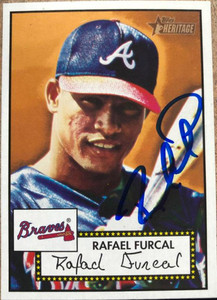 Rafael Furcal Autographed 2001 Fleer Platinum #60 - Under the Radar Sports