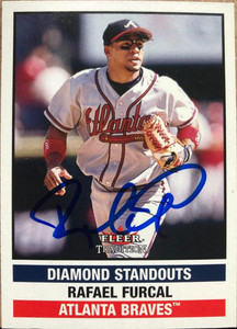 Rafael Furcal Autographed 2002 Fleer Tradition Update #U294