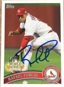 SOLD 117868 Rafael Furcal Autographed 2011 Topps World Series Champions #WS4 SOLD 117868 Rafael Furcal Autographed 2011 Topps World Series Champions #WS4