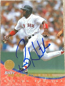 Billy Hatcher Autographed 1994 Leaf #34
