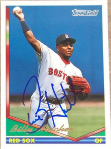 Billy Hatcher Autographed 1994 Topps Gold #26