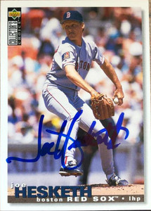 Joe Hesketh Autographed 1995 Collector's Choice #416