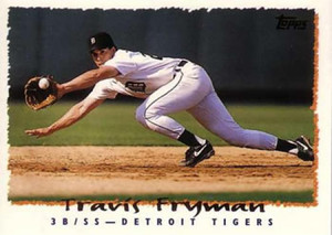 1995 Topps #40 Travis Fryman VG  Detroit Tigers 