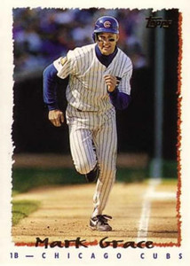 1995 Topps #90 Mark Grace VG  Chicago Cubs 