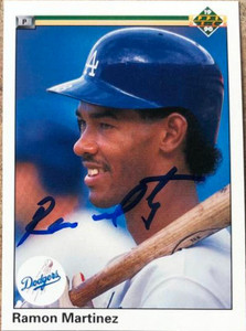 Ramon Martinez Autographed 1990 Upper Deck #675