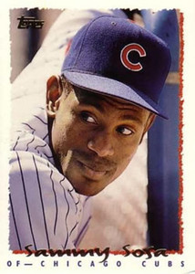1995 Score Sammy Sosa Chicago Cubs #34