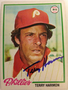 Terry Harmon Autographed 1978 Topps #118
