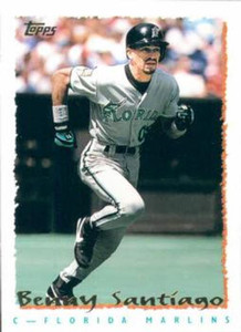 1995 Topps #160 Benito Santiago VG  Florida Marlins 