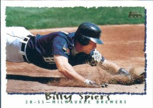 1995 Topps #188 Bill Spiers VG  Milwaukee Brewers 