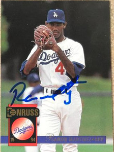 Ramon Martinez Autographed 1994 Donruss #368