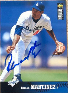 Ramon Martinez Autographed 1997 Collector's Choice #362