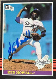 Ken Howell Autographed 1985 Donruss #592