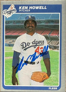 Ken Howell Autographed 1985 Fleer #374