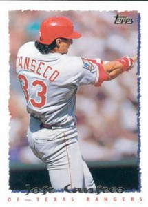 1995 Topps #300 Jose Canseco VG  Texas Rangers 