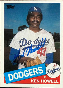 Ken Howell Autographed 1985 Topps Traded #58T Rookie Card