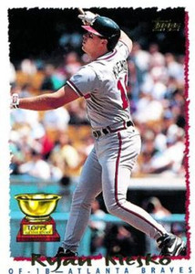 1990 Topps #451 Mark Lemke VG Atlanta Braves - Under the Radar Sports