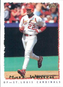 1995 Topps #409 Mark Whiten VG  St. Louis Cardinals 